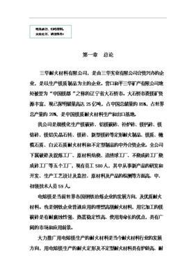 电熔镁生产线项目可行性立项申报材料(V3.1)